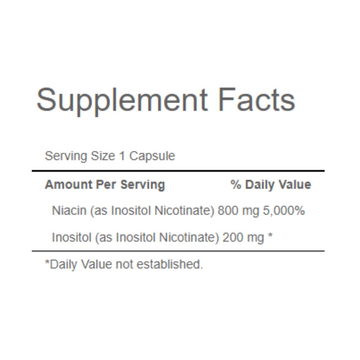Puritan's Pride, Flush Free Niacin Inositol Nicotinate 1000 mg – HOLA ...