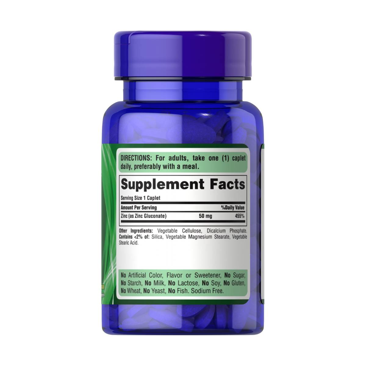 Puritan's Pride, Zinc 50 mg