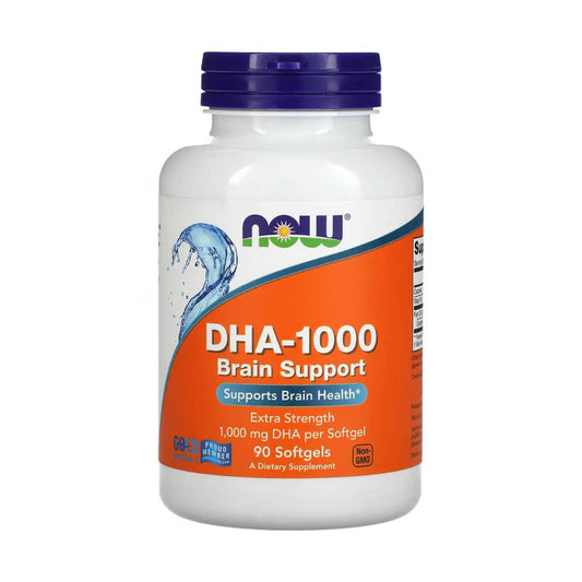 NOW Foods, DHA-1000 Brain Support, Extra Strength, 1,000 mg