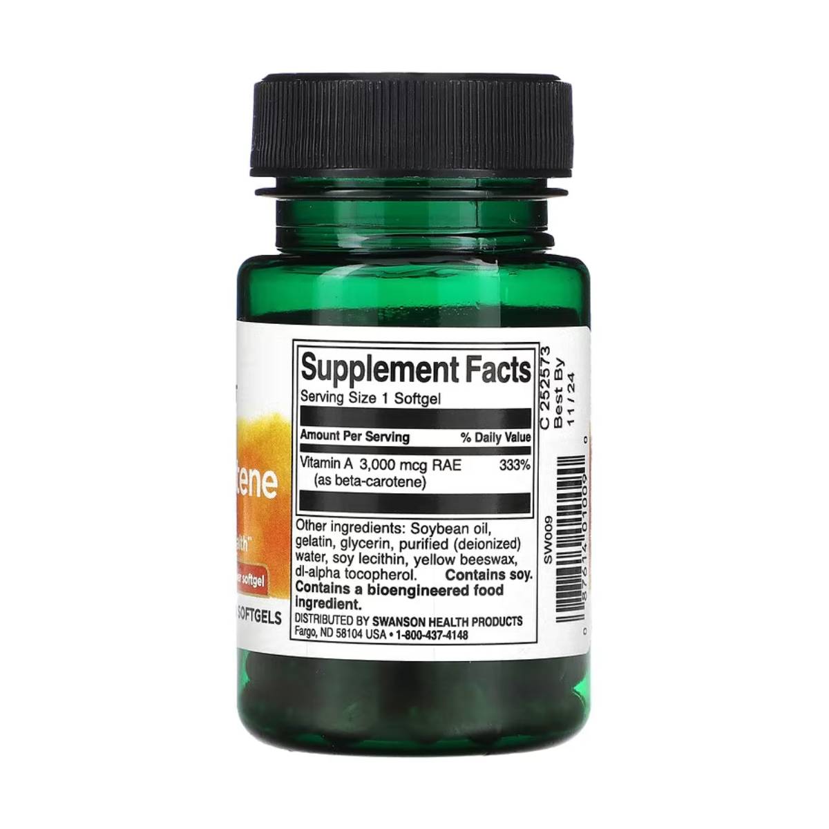 Swanson, Beta Carotene 10,000 IU 3000 mcg (Vitamin A)
