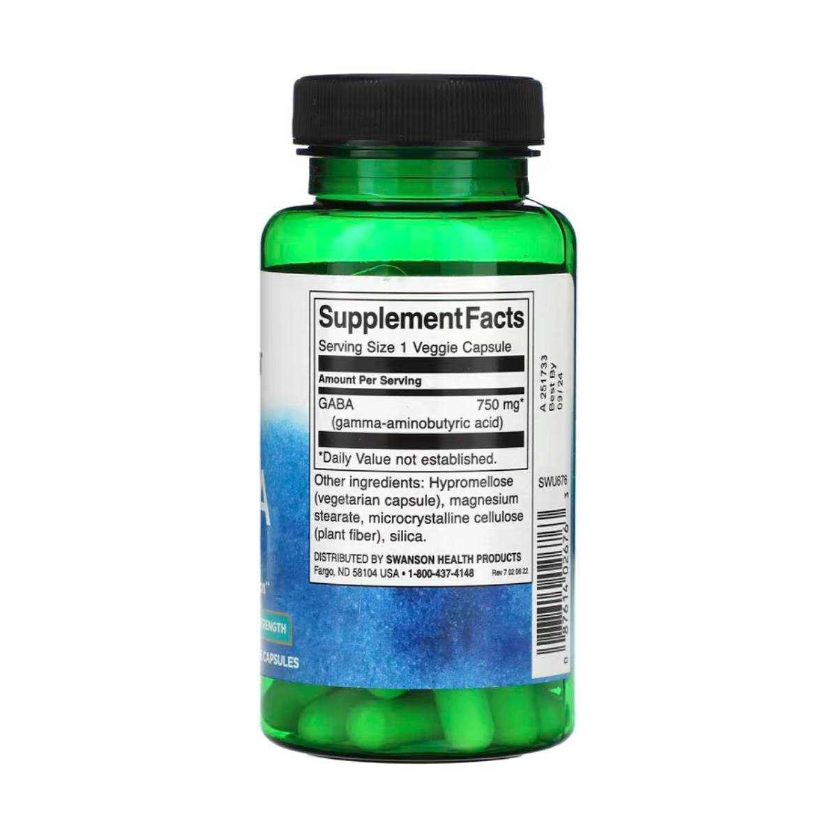 Swanson, GABA 750 mg