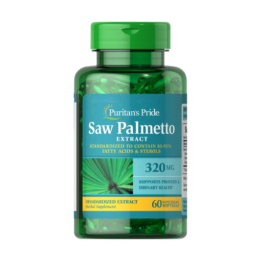 Puritan’s Pride, Saw Palmetto Standardized Extract 320 mg
