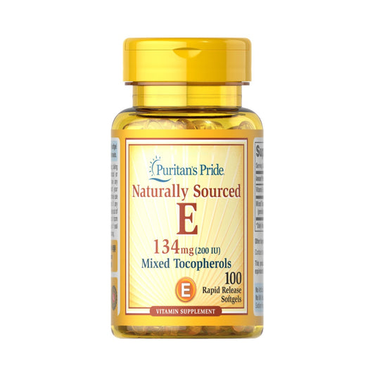 Puritan's Pride, Vitamin E-200 iu Mixed Tocopherols Natural