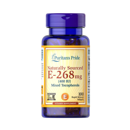 Puritan's Pride, Vitamin E-400 iu Mixed Tocopherols Natural Vitamina E-400 iu Mixtocoferoles Naturales