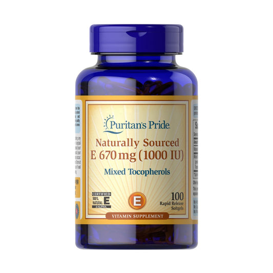 Puritan's Pride, Vitamin E-1000 IU Mixed Tocopherols Natural