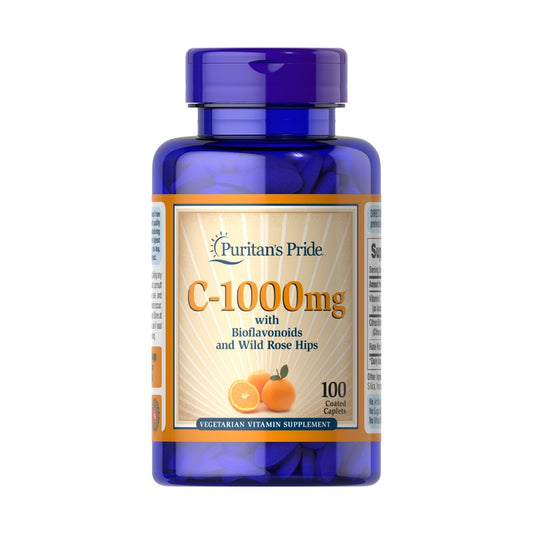 Puritan's Pride, Vitamin C 1000 mg with Bioflavonoids & Rose Hips
