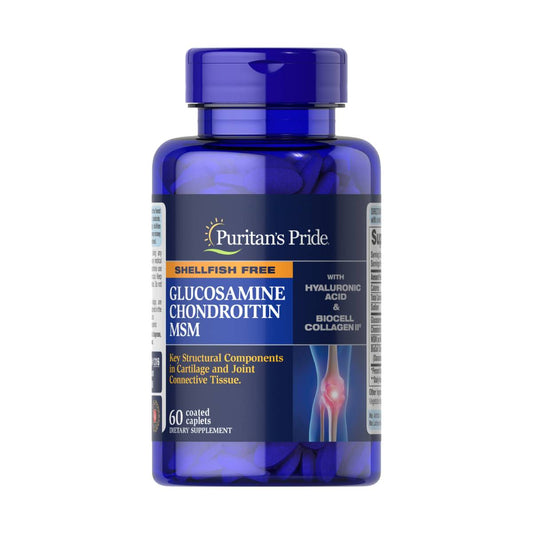 Puritan's Pride, Joint Soother ® Glucosamine, Chondroitin & MSM with Hyaluronic Acid & Collagen