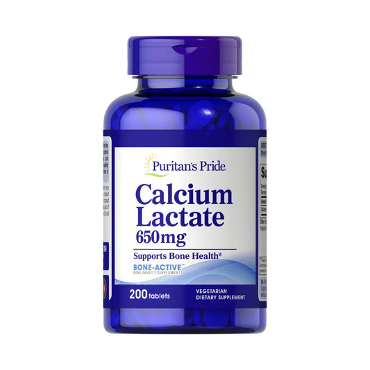 Puritan's Pride, Calcium Lactate 650 mg