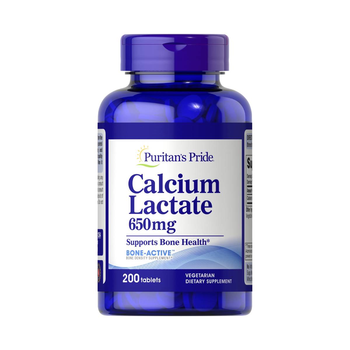 Puritan's Pride, Calcium Lactate 650 mg