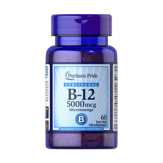 Puritan's Pride, Vitamin B-12 5000 mcg Sublingual