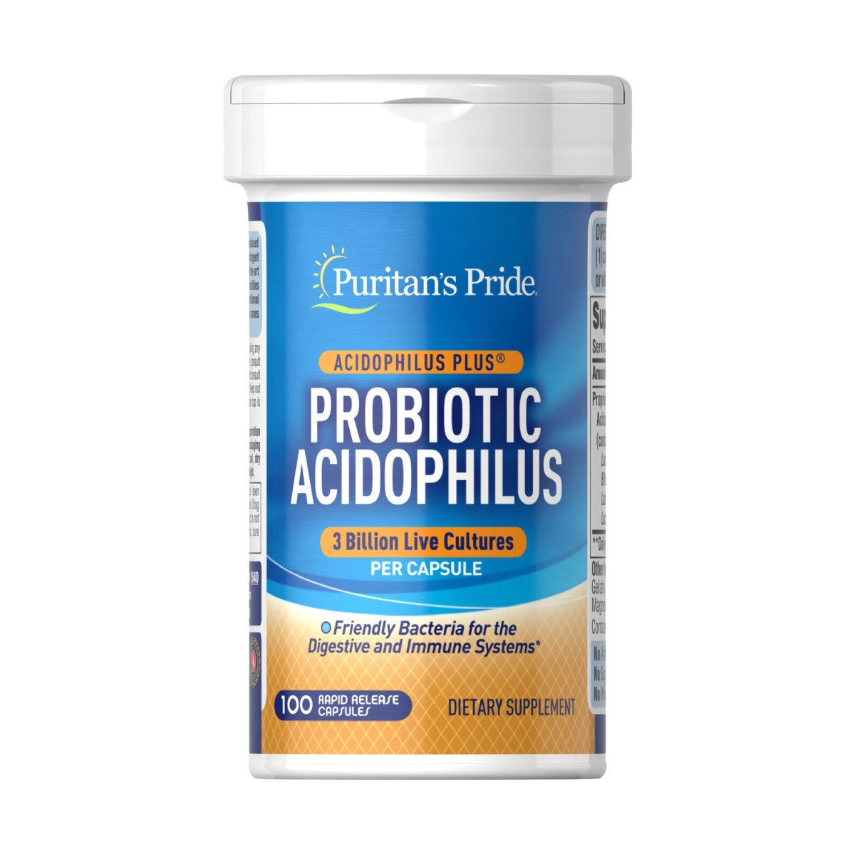 Puritan's Pride, Probiotic Acidophilus Capsules