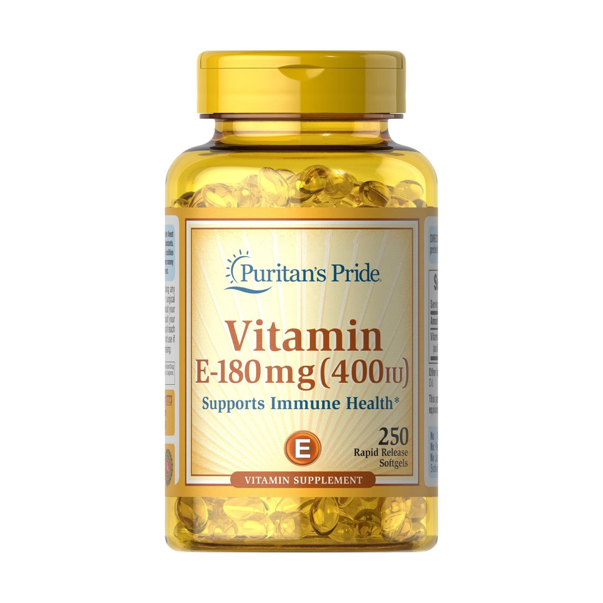 Puritan's Pride, Vitamin E-180mg (400 IU) dl_Alpha Tocopheryl Acetate