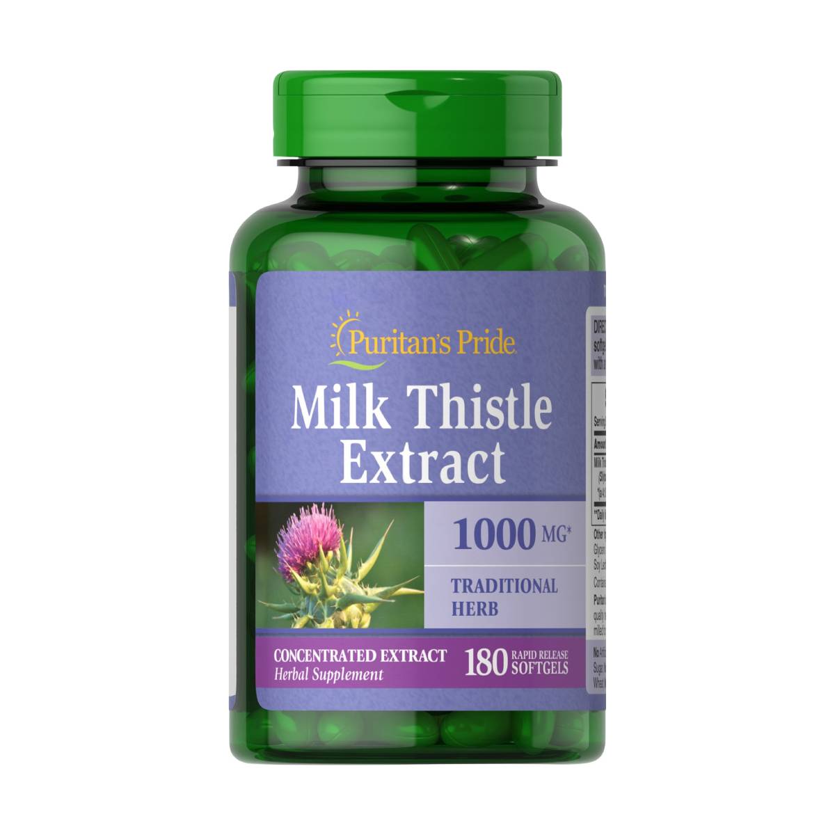 Puritan's Pride, Milk Thistle 1000 mg 4:1 Extract (Silymarin)