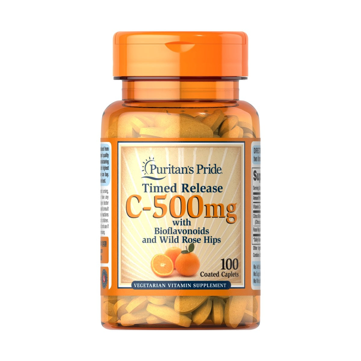 Puritan's Pride, Vitamina C 500 mg with Rose Hips