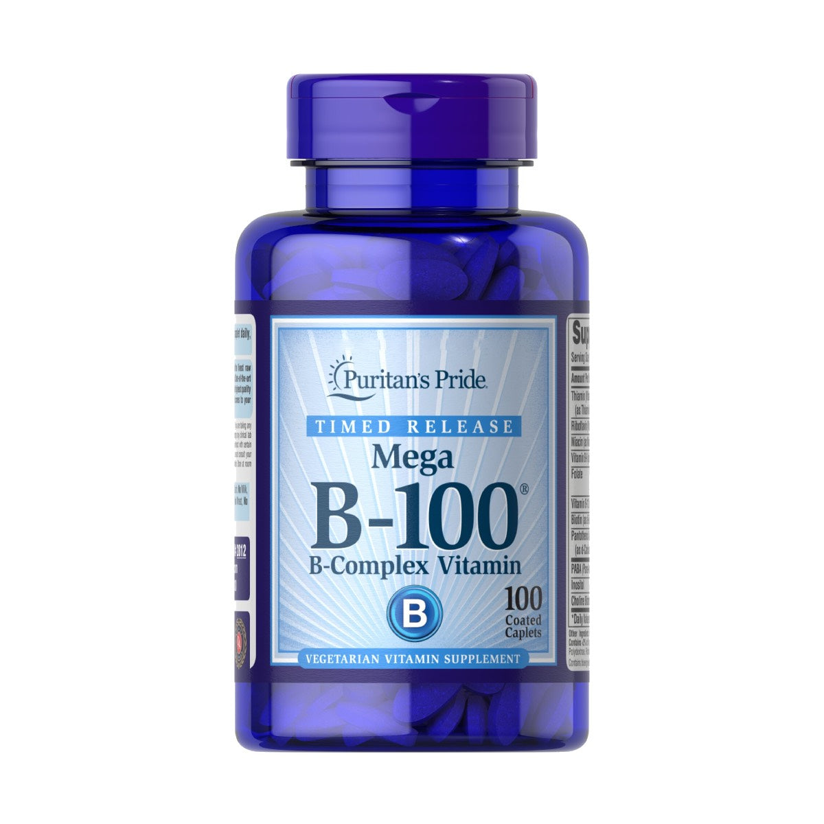 Puritan's Pride, Vitamin B-100 Complex Timed Release
