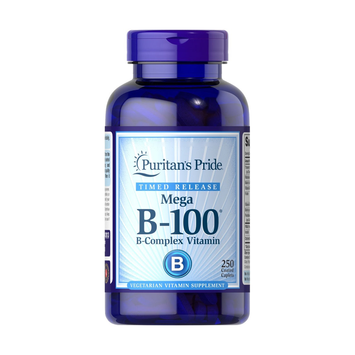 Puritan's Pride, Vitamin B-100 Complex Timed Release