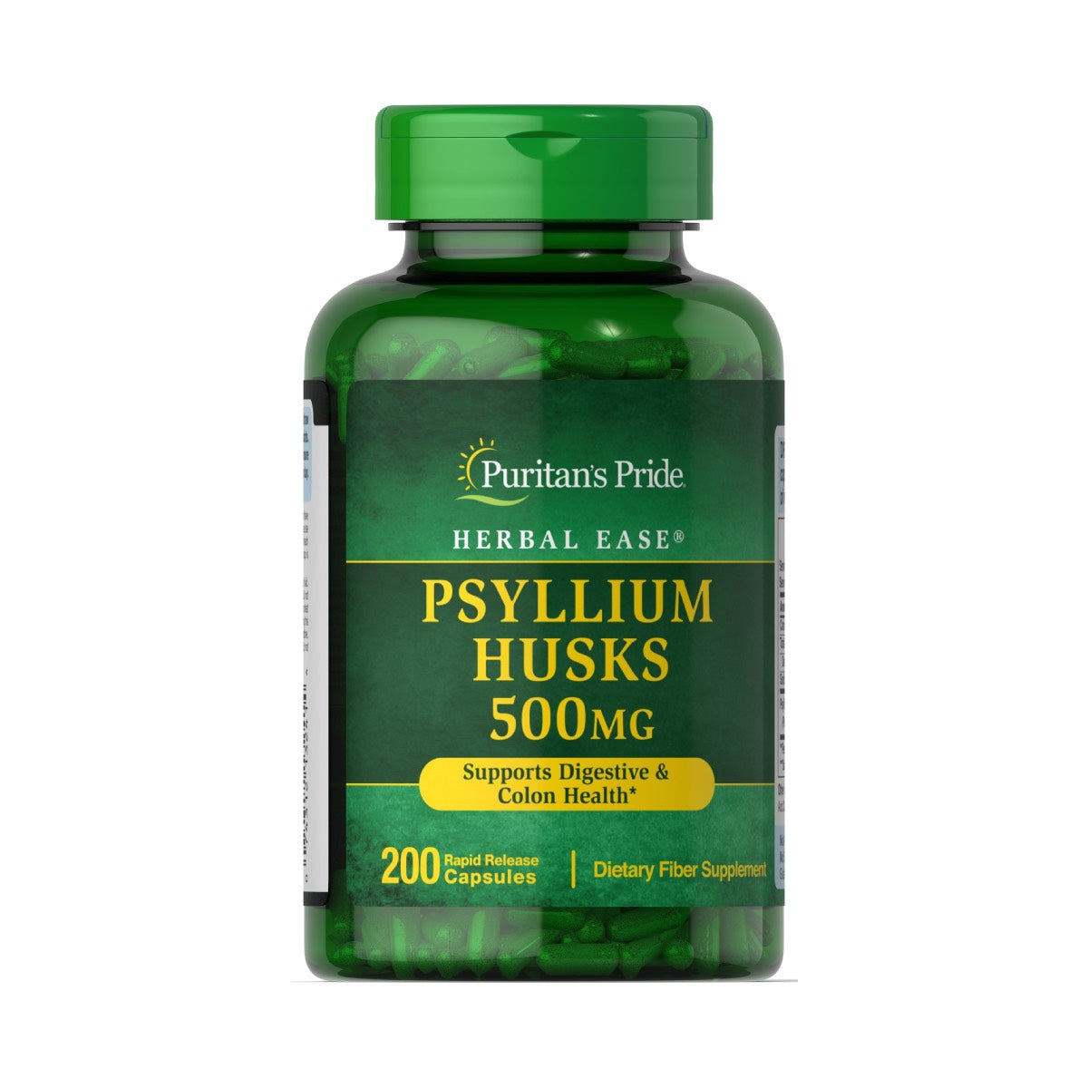 Puritan's Pride, Psyllium Husks 500 mg