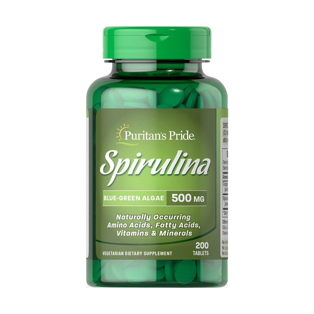 Puritan's Pride, Spirulina 500 mg