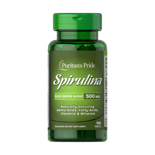 Puritan's Pride, Spirulina 500 mg