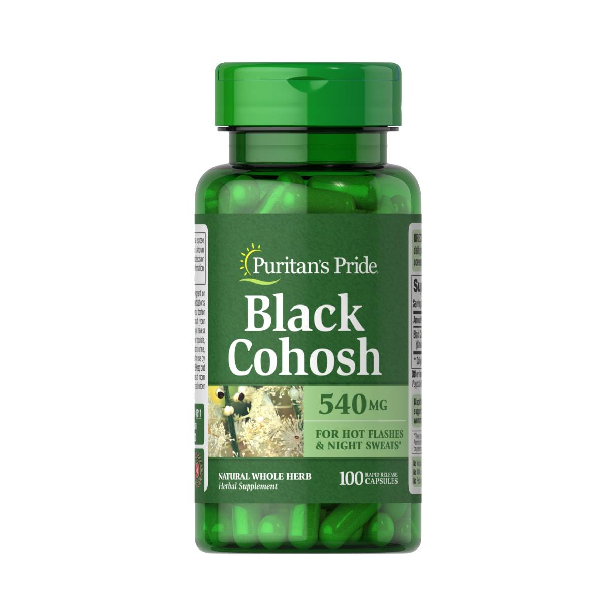 Puritan's Pride, Black Cohosh 540 mg