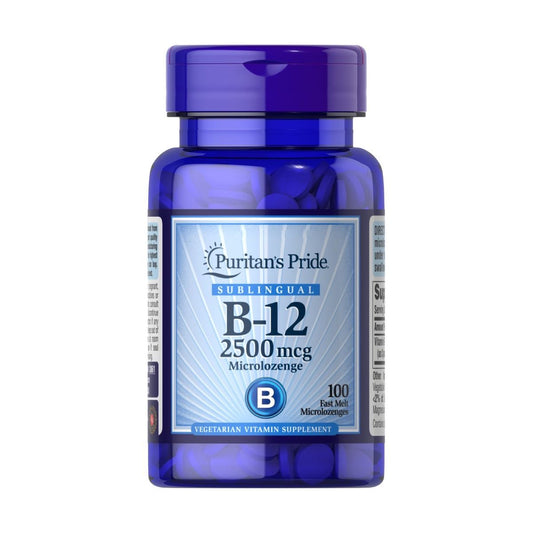 Puritan's Pride, Vitamin B-12 2500 mcg Sublingual