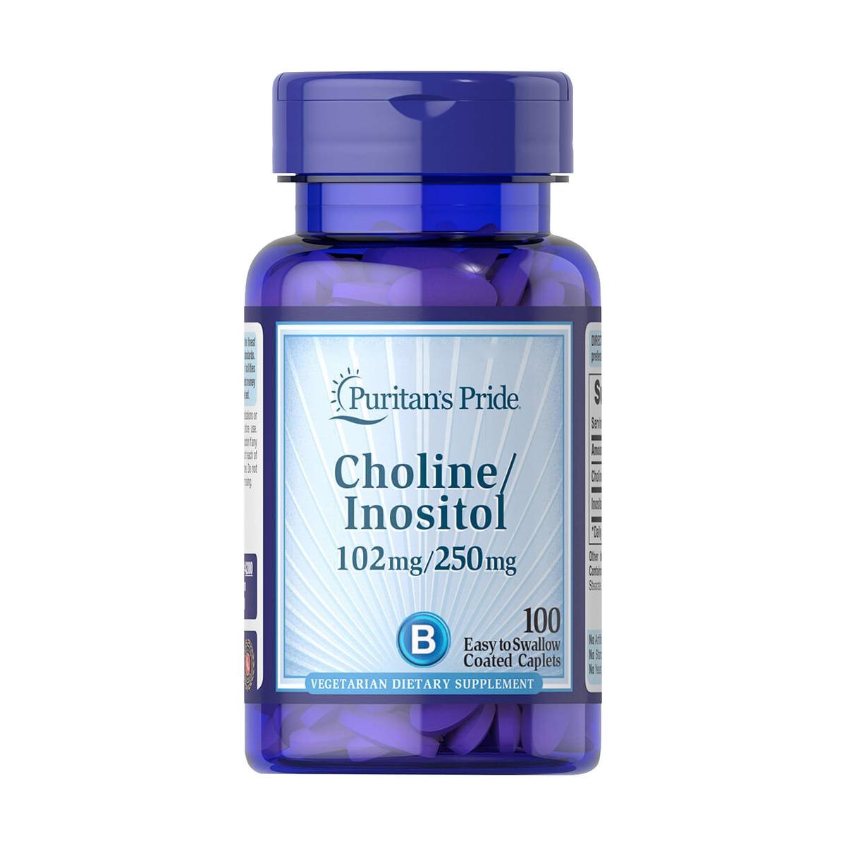Puritan's Pride, Choline Bitartrate Inositol
