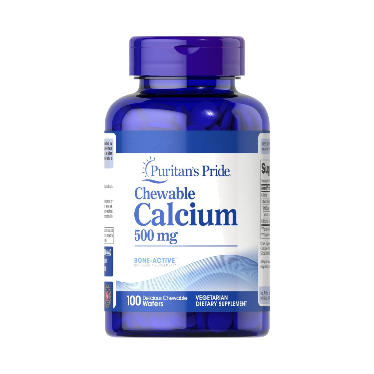 Puritan's Pride, Chewable Calcium 500 mg