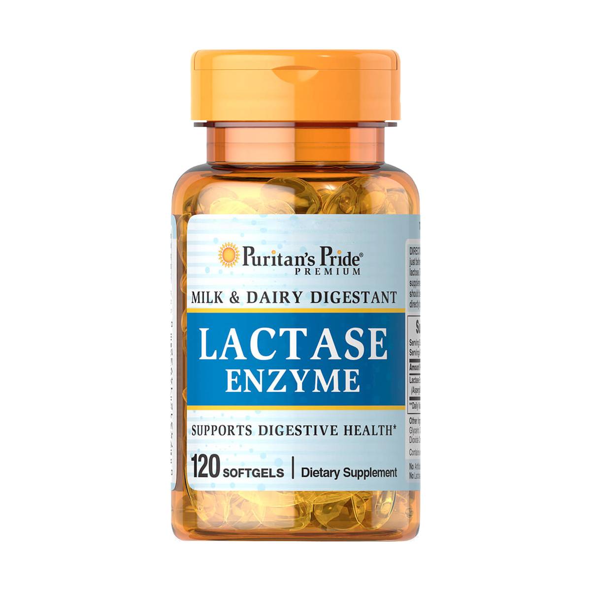 Puritan's Pride, Lactase Enzyme 125 mg