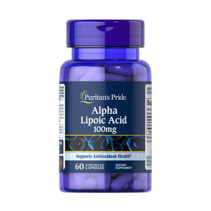 Puritan's Pride, Alpha Lipoic Acid 100 mg