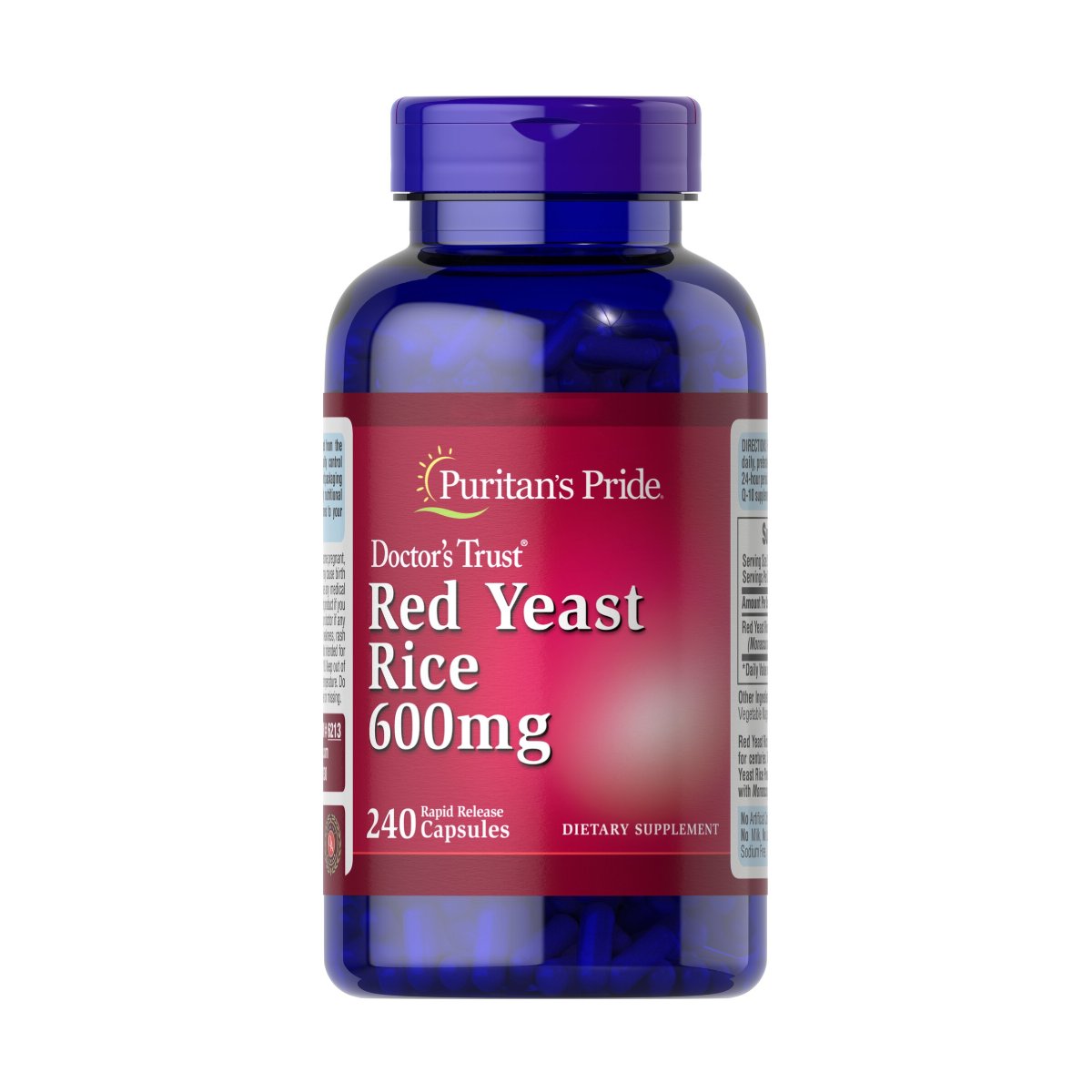 Puritan's Pride, Red Yeast Rice 600 mg