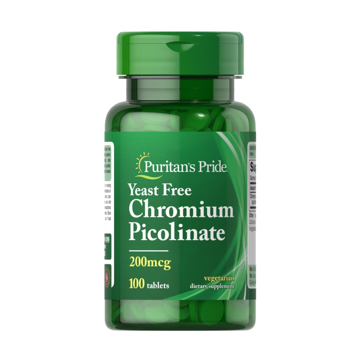 Puritan's Pride, Chromium Picolinate 200 mcg Yeast Free