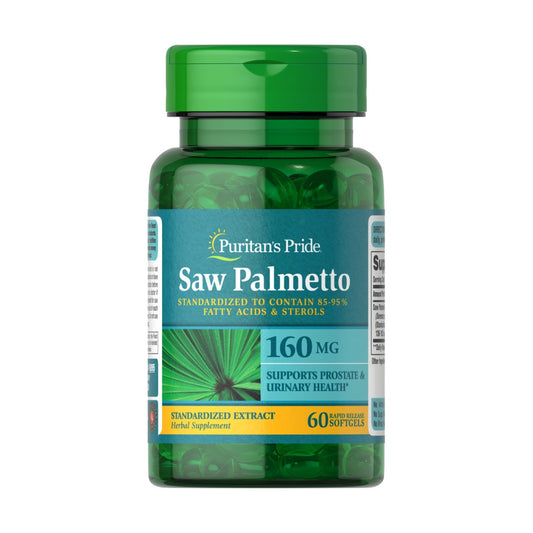 Puritan’s Pride, Saw Palmetto Standardized Extract 160 mg