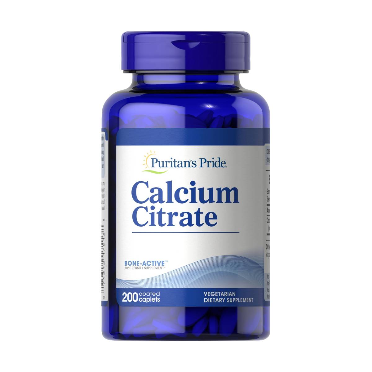 Puritan's Pride, Calcium Citrate 200 mg, Puritans Pride, Citrato de Calcio 200 mg