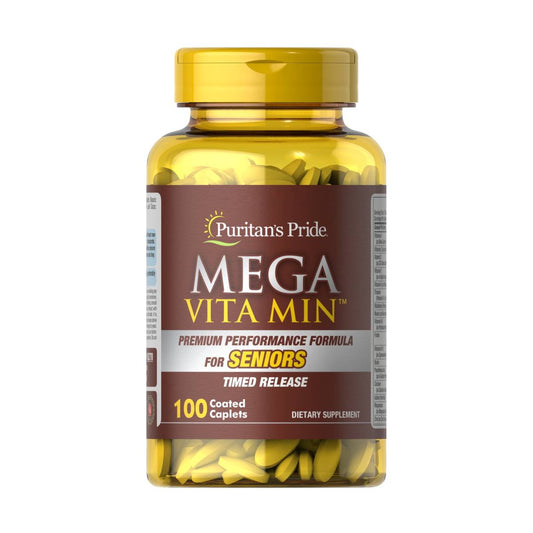 Puritan's Pride, Mega Vita Min Multivitamin for Seniors Timed Release with Zinc