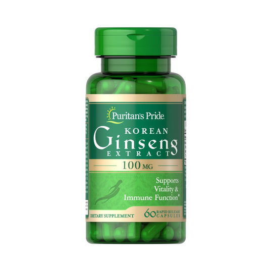 Puritan's Pride, Korean Ginseng Standardized 100 mg