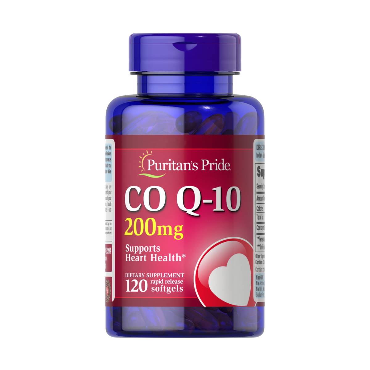 Puritans Pride, CoQ10 | Co-Q10 | Coq 10 | Coq-10 | Co Q 10 200 mg