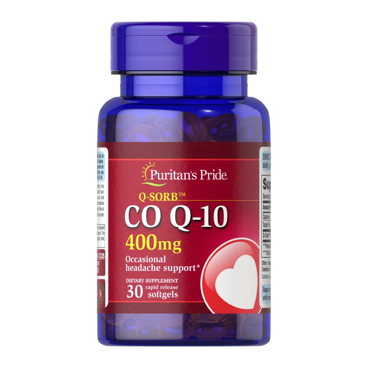 Puritan's Pride, Q-SORB Co Q-10 400 mg
