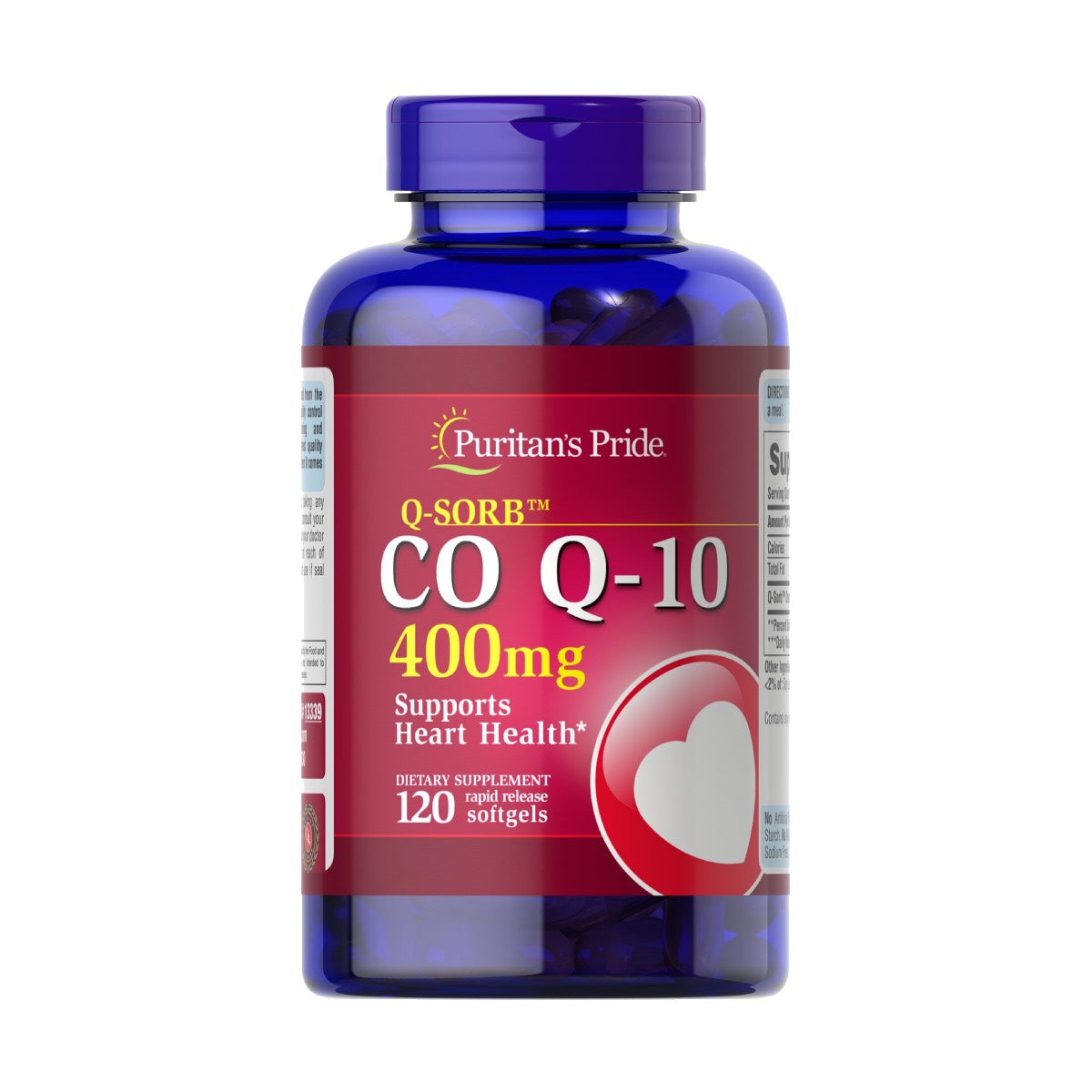 Puritans Pride, Q-SORB™ Co Q-10 400 mg | CoQ10 | Co-Q10