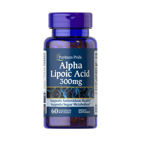 Puritan's Pride, Alpha Lipoic Acid 300 mg Softgels