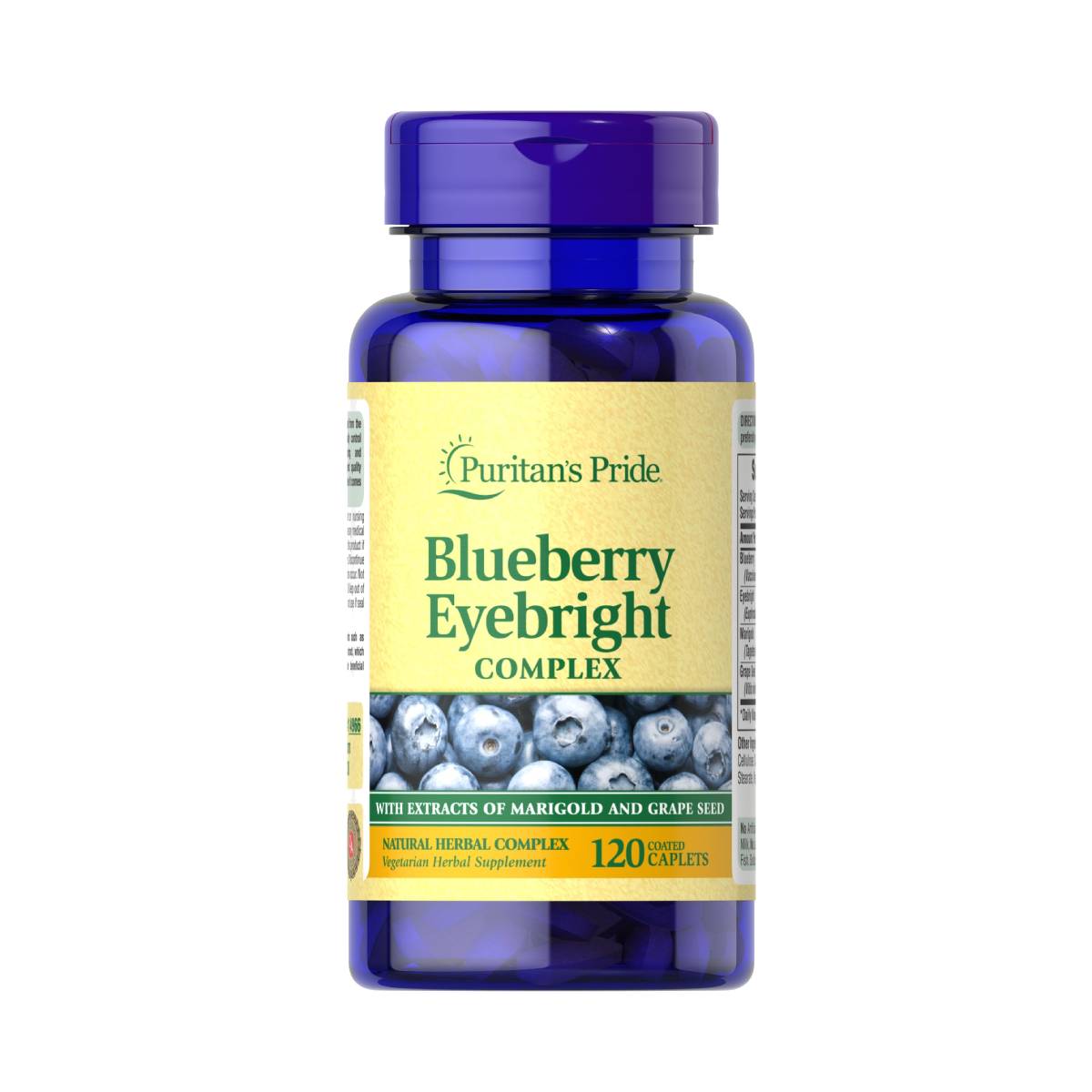 Puritan's Pride, Blueberry Eyebright Complex, Puritans Pride, Complejo eufrasia&nbsp;de arándanos