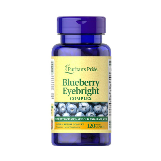 Puritan's Pride, Blueberry Eyebright Complex, Puritans Pride, Complejo eufrasia&nbsp;de arándanos
