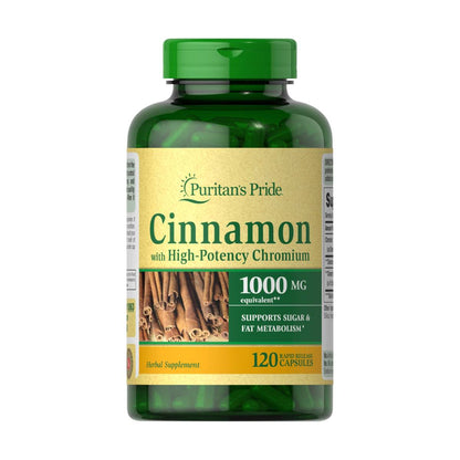 Puritan's Pride, Complejo de canela con cromo de alta potencia