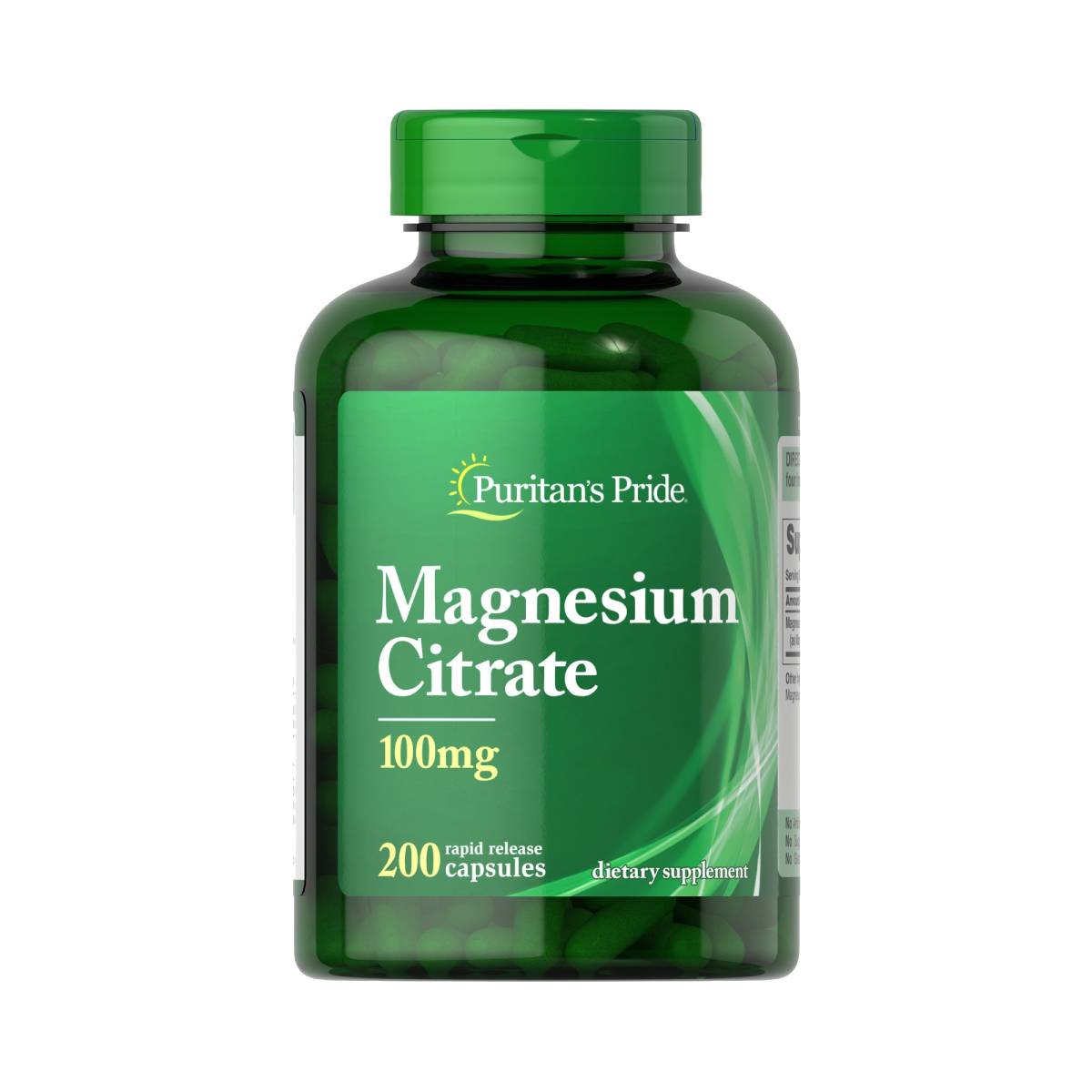 Puritan's Pride, Citrato de magnesio 100 mg
