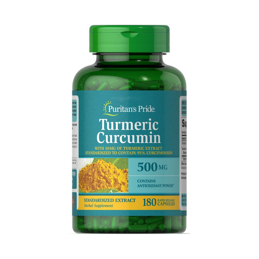 Puritan's Pride, Turmeric Curcumin 500 mg