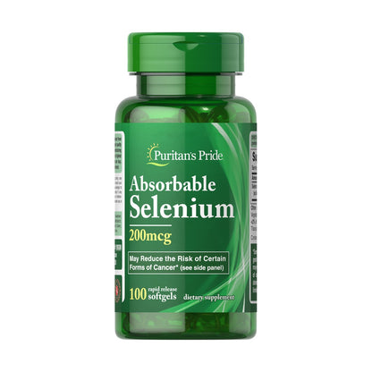 Puritan's Pride, Absorbable Selenium 200 mcg