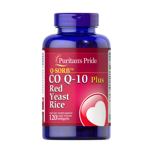 Puritan's Pride, Q-SORB Co Q-10 Plus Red Yeast Rice