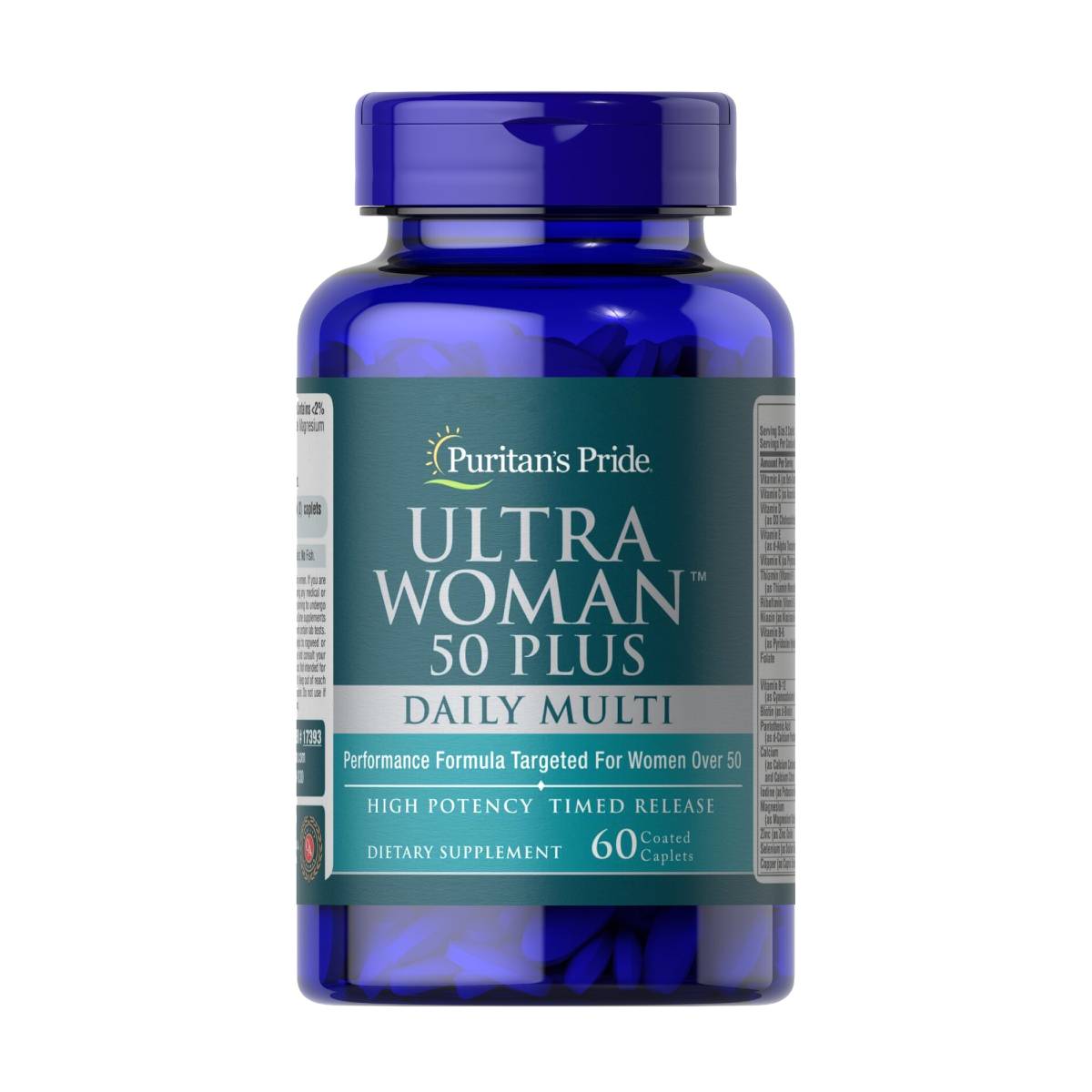 Puritan's Pride, Ultra Woman 50 Plus Multi-Vitamin with Zinc