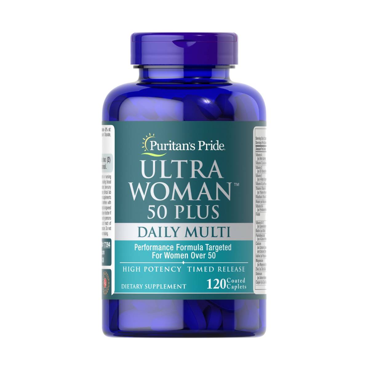Puritan's Pride, Ultra Woman 50 Plus Multi-Vitamin with Zinc