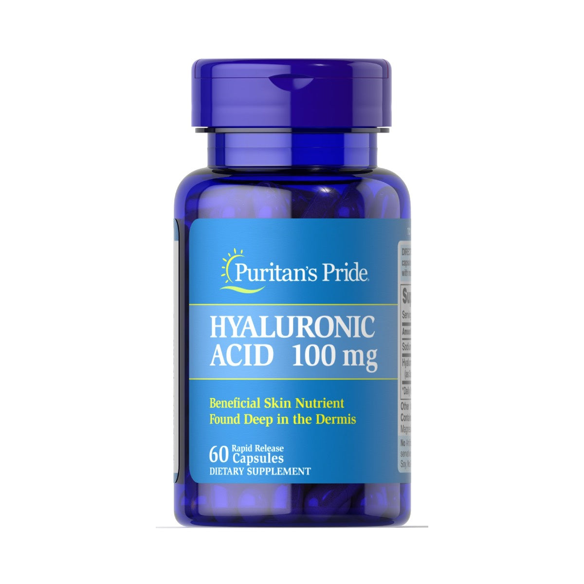 Puritans Pride, Acido hialuronico 100 mg