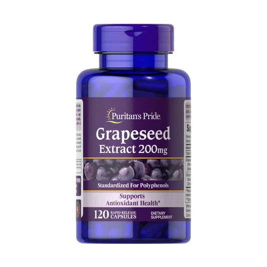 Puritan's Pride, Grapeseed Extract 200 mg